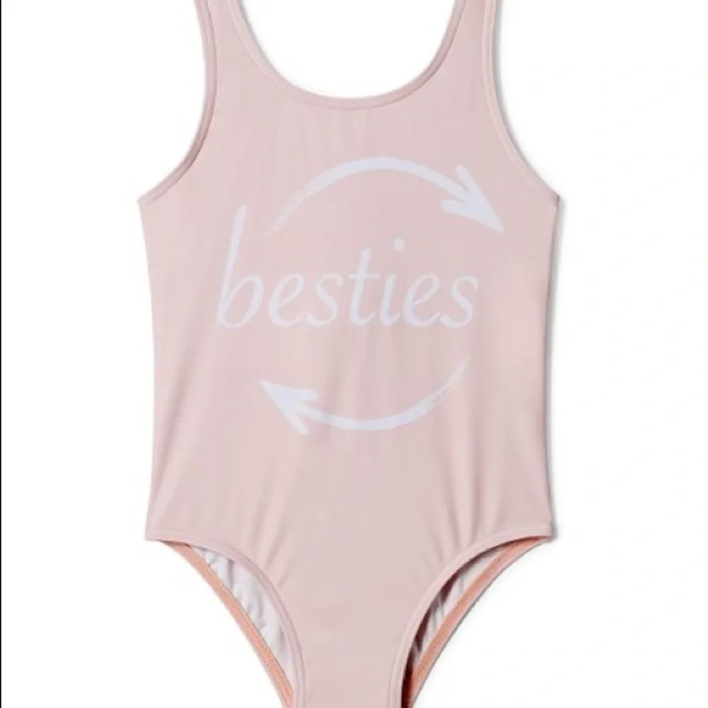 IlovePlum Besties pink swimsuit XSmall